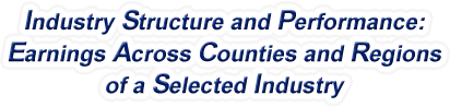 Virginia - Earnings Across Counties and Regions of a Selected Industry